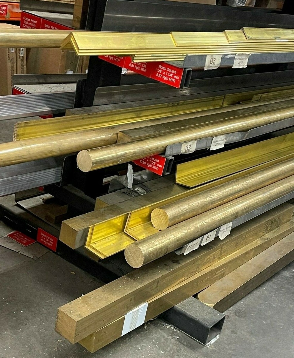 Brass rods and bars stock